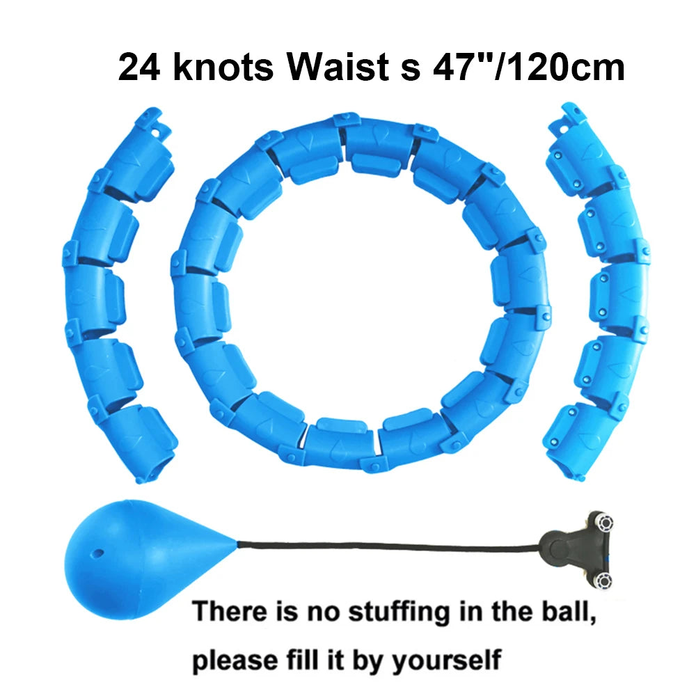 21/24/27/30 Knots Sport Fitness Hoops Abdominal Thin Waist Exercise Massage Hoop Fitness Equipment Gym Home Training Weight Loss
