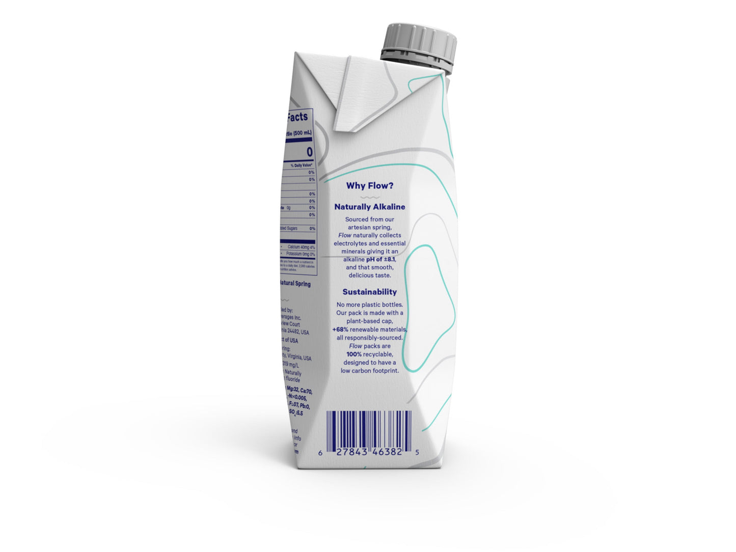 Alkaline Spring Water- 100% Natural Alkaline Spring Water, 16.9 Fl Oz, 12 Pack Bottles