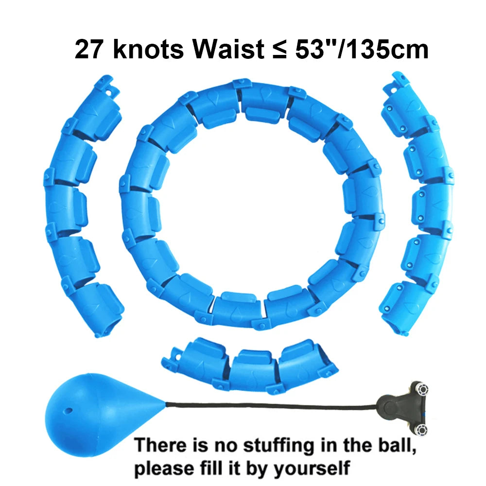 21/24/27/30 Knots Sport Fitness Hoops Abdominal Thin Waist Exercise Massage Hoop Fitness Equipment Gym Home Training Weight Loss