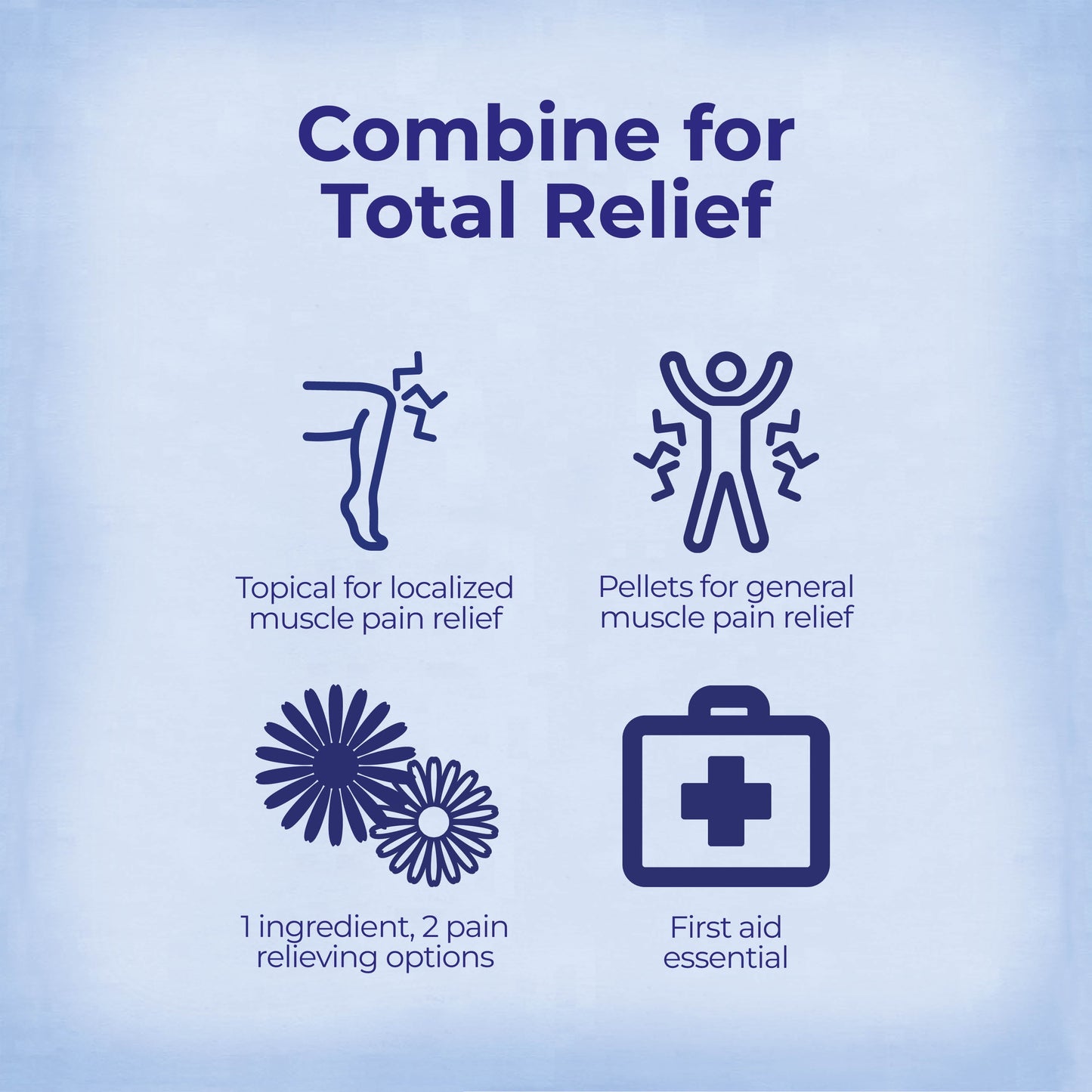 Cream & Arnica Montana 30C, Homeopathic Medicine for Pain Relief, Muscle Pain & Stiffness, Swelling from Injuries, Bruises, 2.5 Oz Cream and 80 Pellets Value Pack