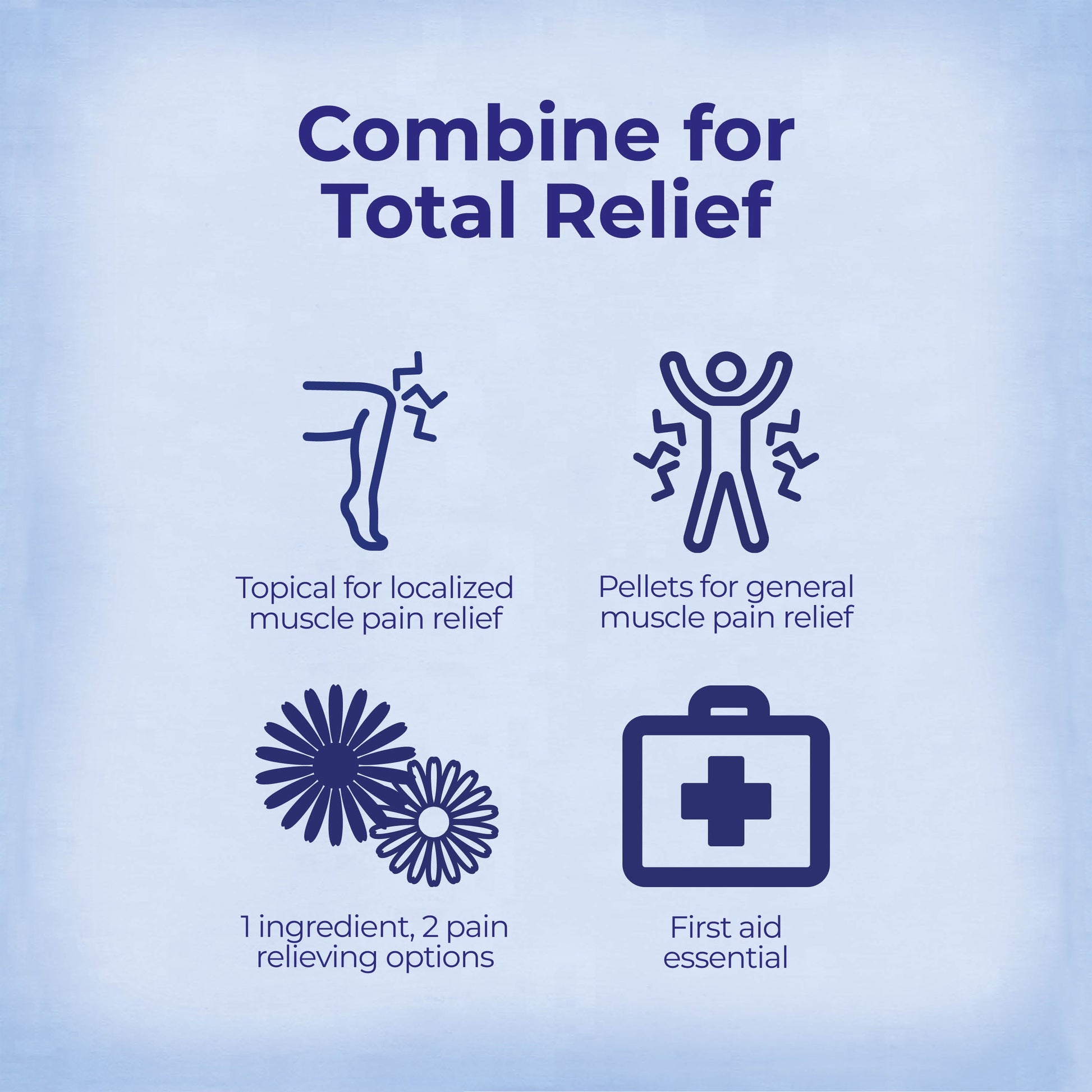 Cream & Arnica Montana 30C, Homeopathic Medicine for Pain Relief, Muscle Pain & Stiffness, Swelling from Injuries, Bruises, 2.5 Oz Cream and 80 Pellets Value Pack