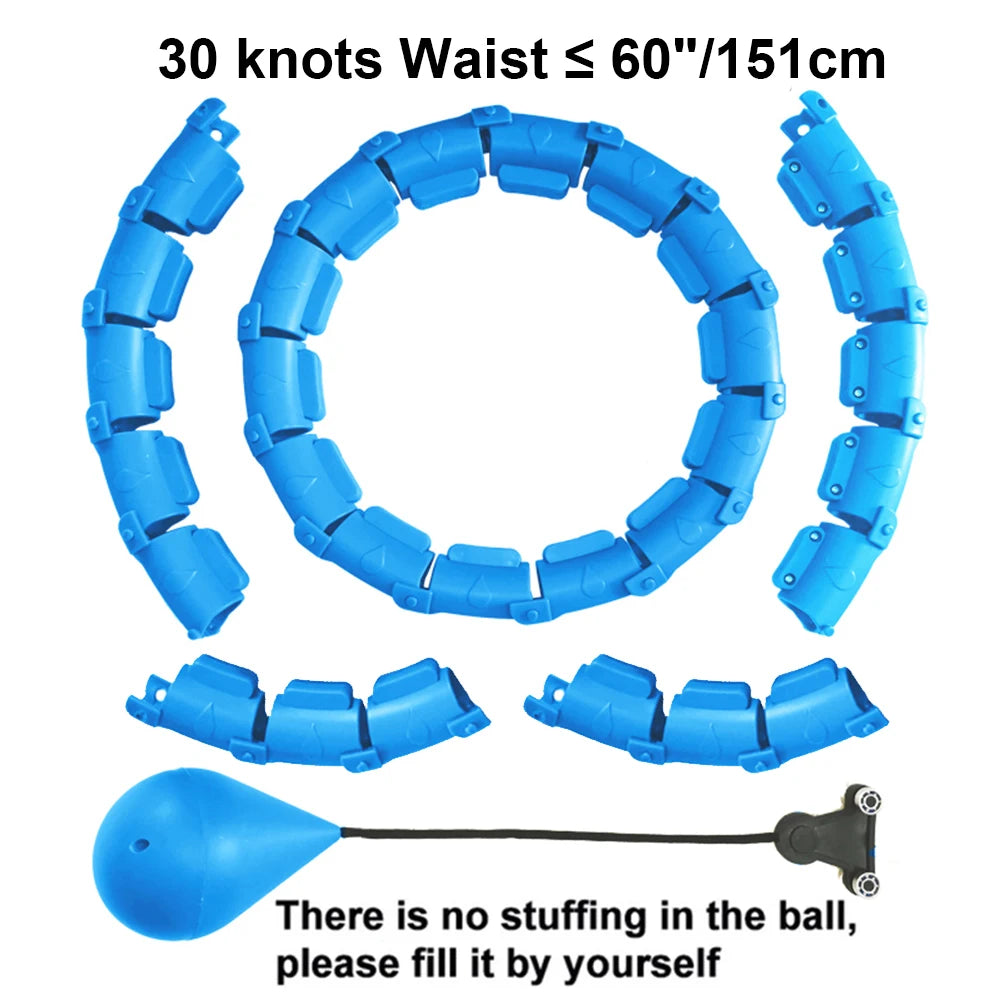 21/24/27/30 Knots Sport Fitness Hoops Abdominal Thin Waist Exercise Massage Hoop Fitness Equipment Gym Home Training Weight Loss