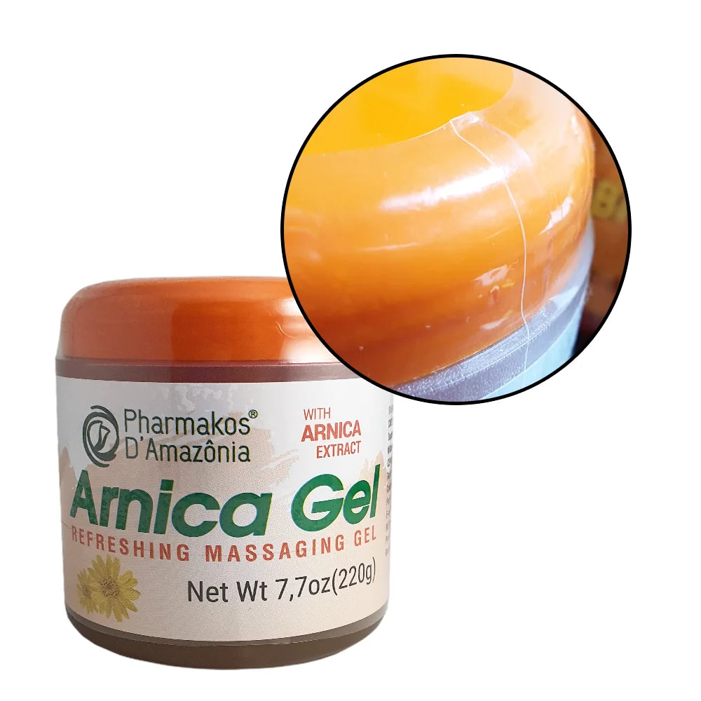 Arnica Gel Cream, Refreshing Massage Gel for Bruises, Swelling and Pain Relief, 7.7 Oz