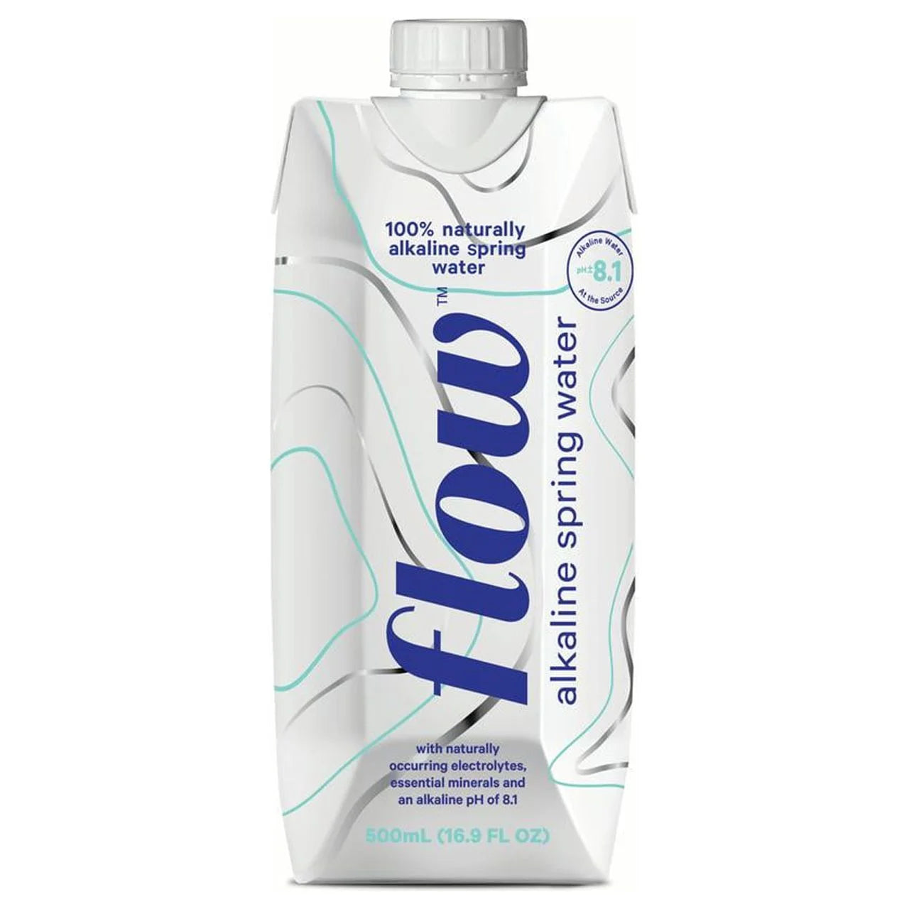 Alkaline Spring Water- 100% Natural Alkaline Spring Water, 16.9 Fl Oz, 12 Pack Bottles